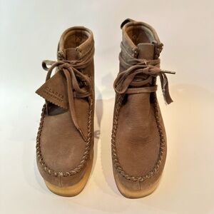 Clarks Original Wallabee Boots Maple Suede